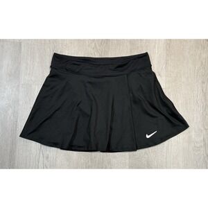 Nike Dri-Fit Advantage Tennis Skort Skirt Women's LT Large Tall Black Stretch